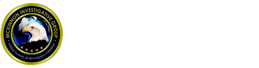 McKinnon Investigative Group logo in white text